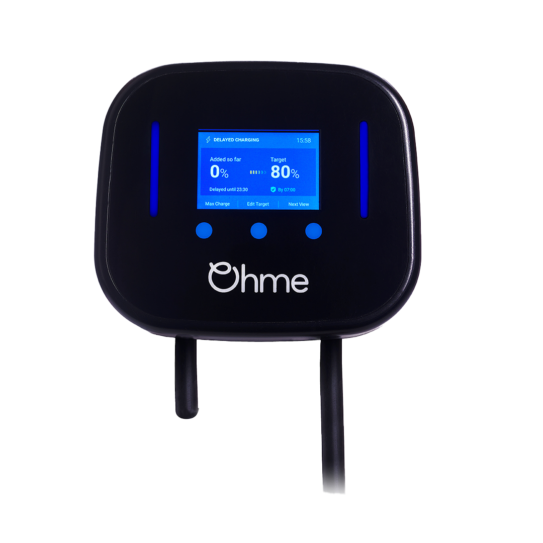 Ohme Home Pro 7.4kW smart EV charger with 5m Type 2 cable