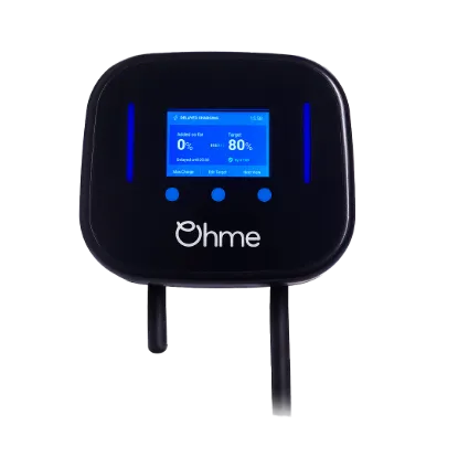 Ohme Home Pro 7.4kW Smart EV Charger with 8m Tethered Type 2 Cable