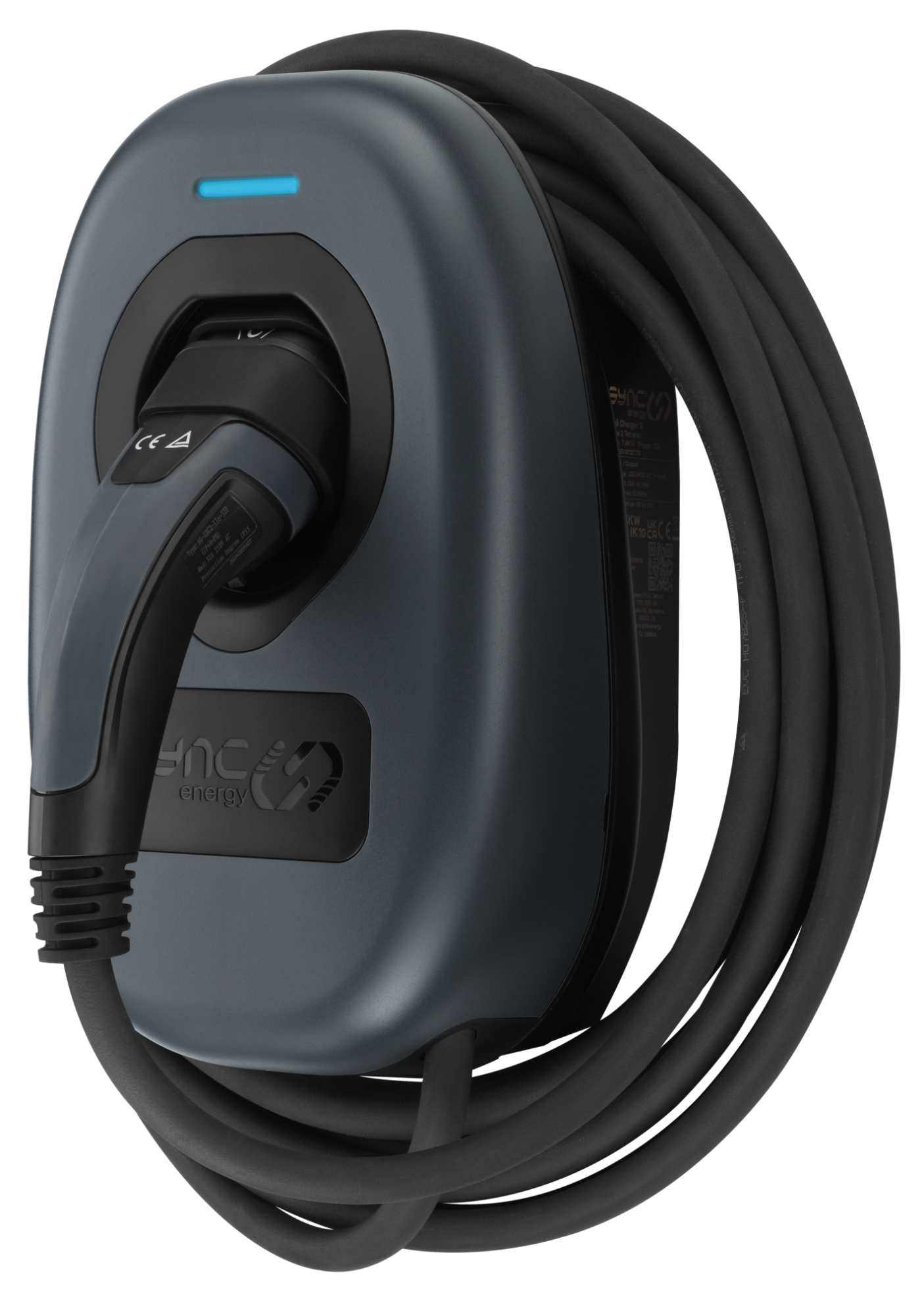 Sync Energy Wall Charger 2 7.4kW tethered EV charger