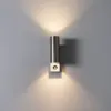 KSR Lighting KSR Luso II GU10 Up & Down PIR Wall Light
