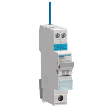 Hager ADA332G 32A 30mA Type A B Curve 6kA 1 Module RCBO