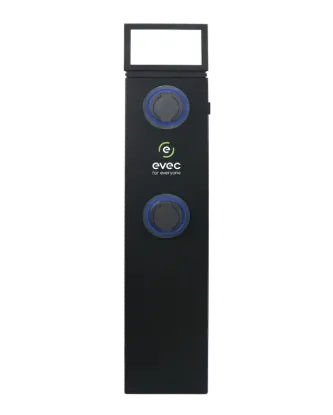 evec EDP01 vecSPRINT 7.4kW Dual Socket Pedestal EV Charger