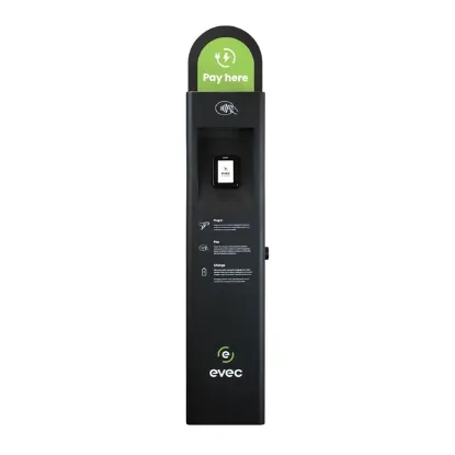 evec vecPAY Pedestal EV Payment Terminal