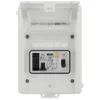 Sync Energy White EV Consumer Unit 40A RCD 40A MCB SPD