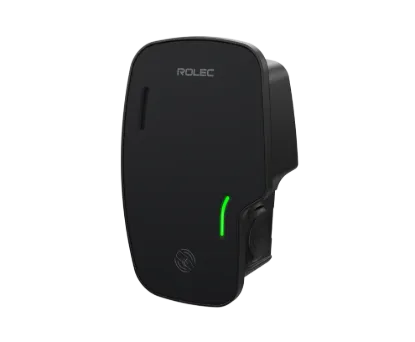 Rolec Zura Smart 7.4kW Socketed EV Charger Black