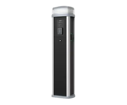 Rolec Quantum Contactless Payment 7.4kW EV Charging Pedestal Black