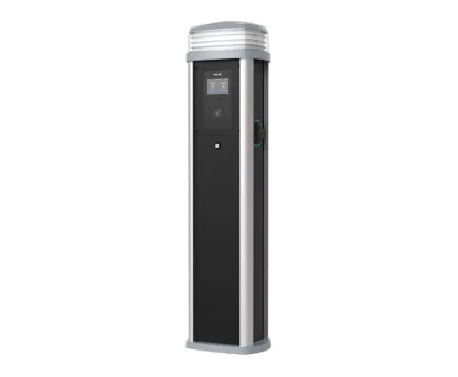 Rolec Quantum Smart 7.4kW EV Charging Pedestal with LCD Screen Black