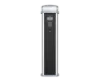 Rolec Quantum Contactless EV Charging Pedestal with LCD Screen Black