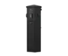 Rolec Hex Contactless Payment 2x7.4kW EV Charging Pedestal Black