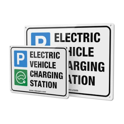 Rolec A5 Landscape Aluminium EV Parking Sign
