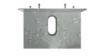Rolec UltraCharge 40/80 Pedestal Galvanised Steel Ground Mounting Base