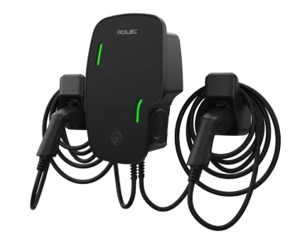 Rolec Zura Smart 7.4kW 10m Tethered EV Charger Black