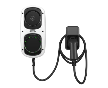 Rolec WallPod Smart 7.4kW 5m Tethered EV Charger Grey