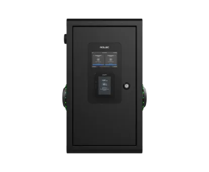 Rolec SecuriCharge Contactless Payment 7.4kW EV Charger with LCD Screen Black