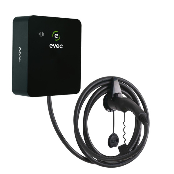 evec vecGO 2.0 7.4kW tethered EV charger