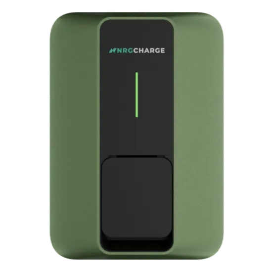 NRG Charge front fascia in Sage Green