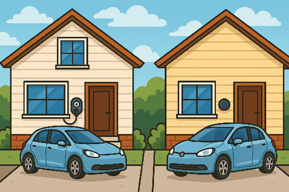 Tethered and untethered EV charger comparison