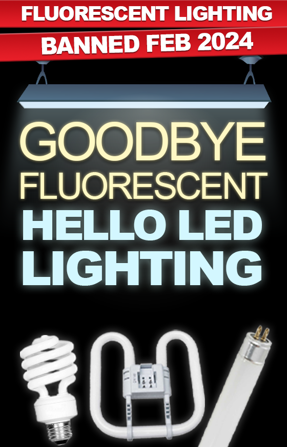 Goodbye Fluoresent Lighting!